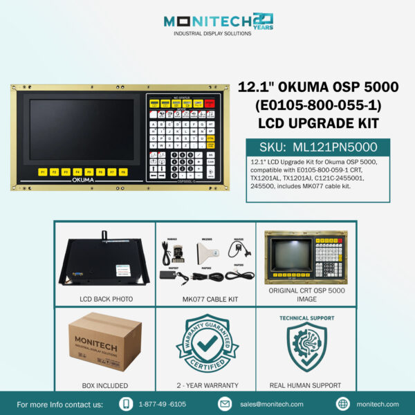 OKUMA OSP 5000 LCD Upgrade Kit