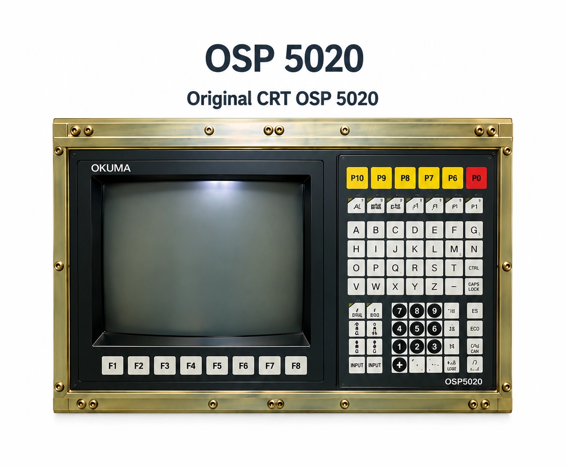 Okuma OSP 5020L LCD Upgrade Kit 3 Okuma OSP 5020 with Original
