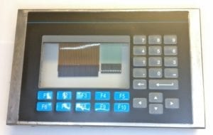 Panelview 550 replacement bezel with touch screen and keypad