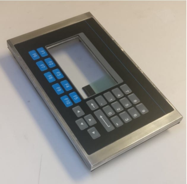 Panelview front bezel and keypad
