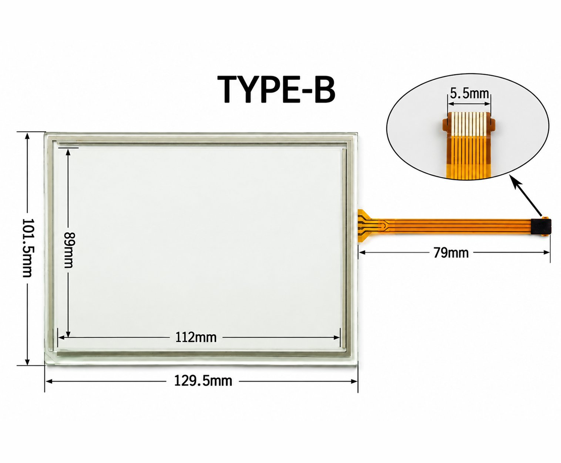Panelview 600 Plus (Type B) 2711PC-T6C20D8 Touchscreen Replacement 2 Panelview 600 Plus (Type B) 2711PC-T6C20D8 Touchscreen Replacement - Image 2