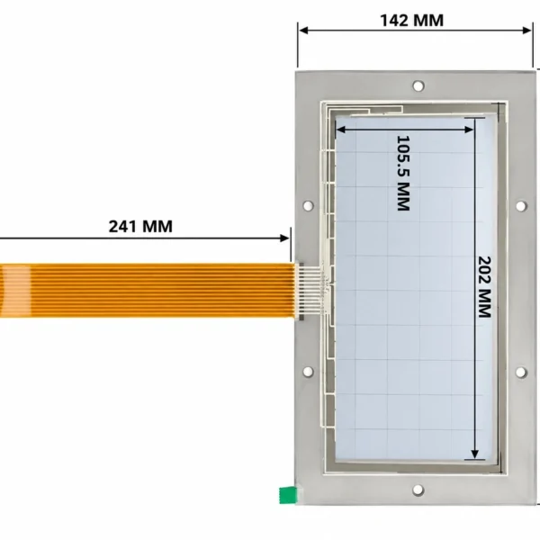 Nematron IWS-3005T Touchscreen Replacement Dimensions