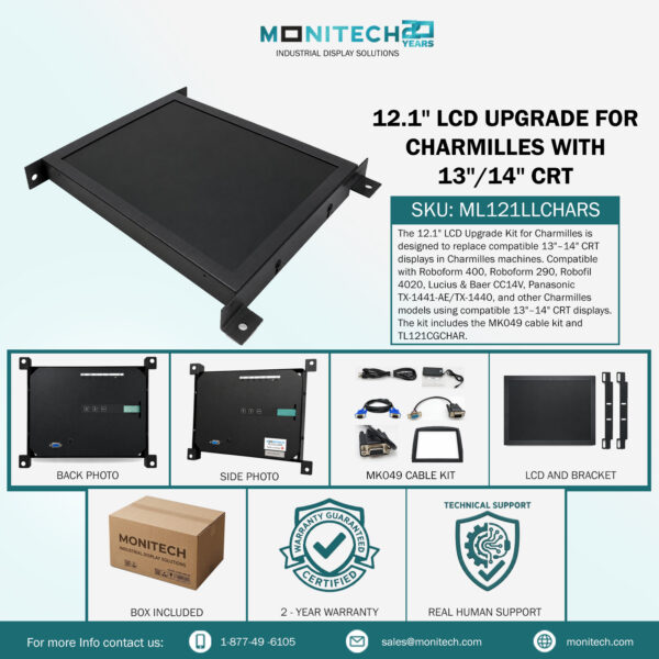 12 Inch LCD Upgrade for Charmilles