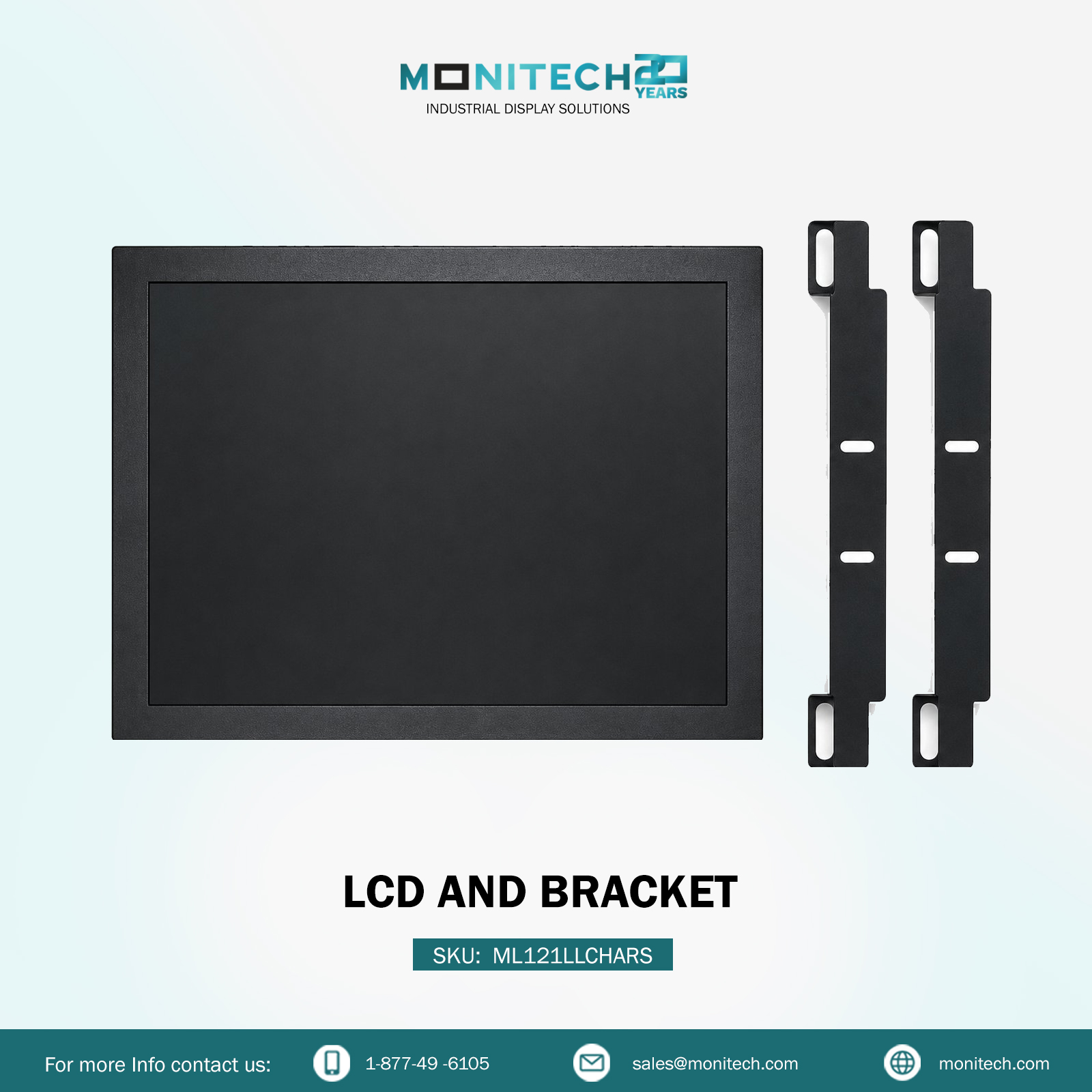 Charmilles Roboform 400 LCD Upgrade Kit 3 12 Inch LCD Upgrade for Charmilles - LCD BRACKET