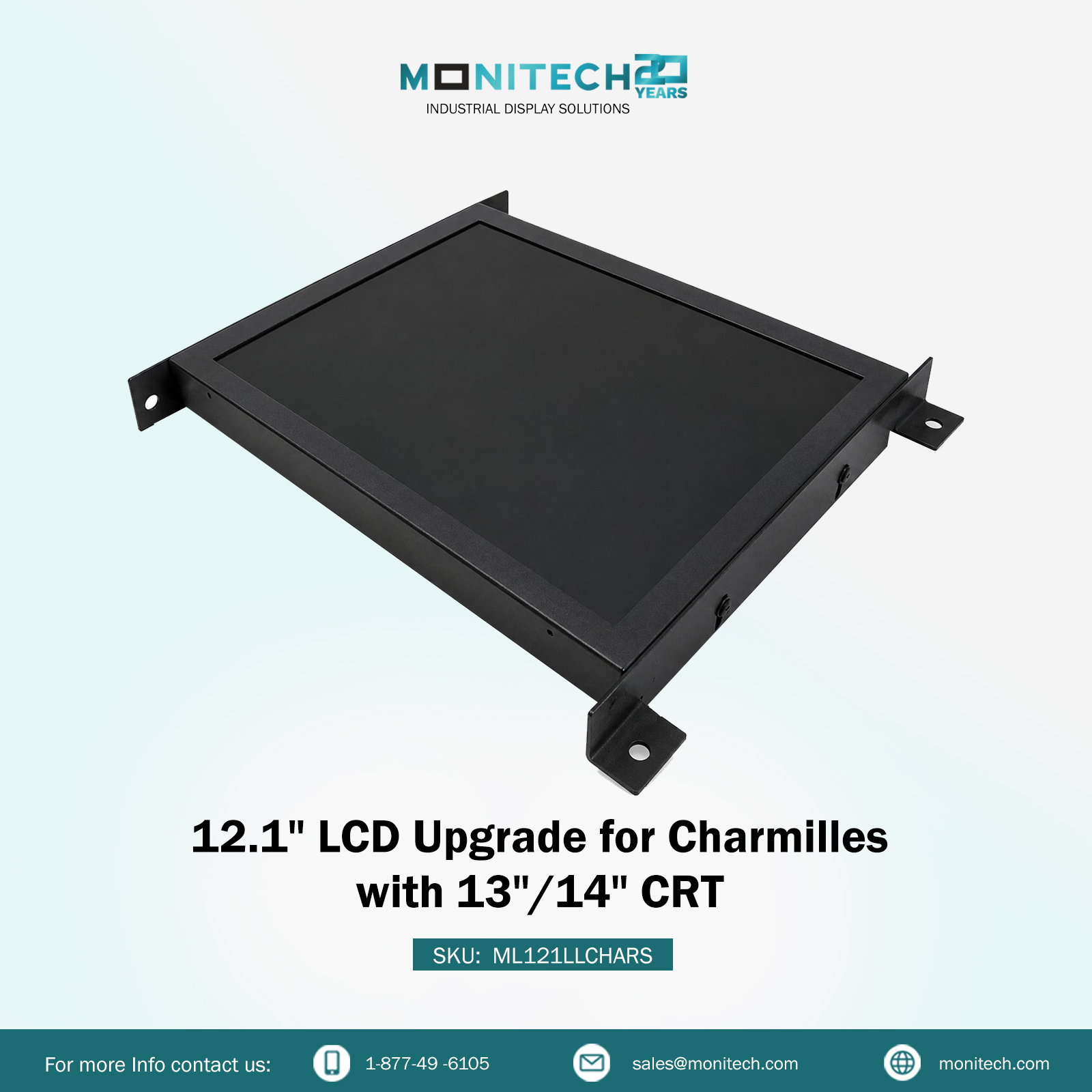Charmilles Roboform 400 LCD Upgrade Kit 2 12 Inch LCD Upgrade for Charmilles - LCD FRONT