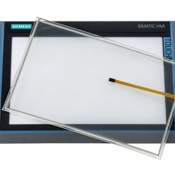 Touchscreen with overlay for Siemens TP1200 6AV2 124-0MC01-0AX0