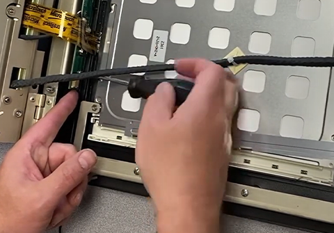 Industrial HMI & CNC Screen Repair in Ontario 11 Monitech technician repairing industrial HMI