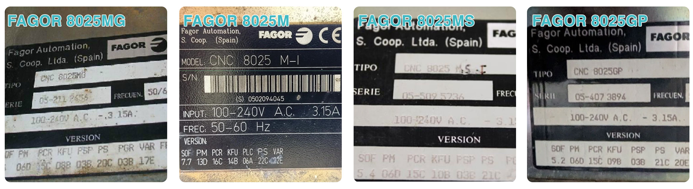 Fagor 8025 S LCD Upgrade kit with Keypad Overlay 10 works-with-other-fagor-8025-automation-systems